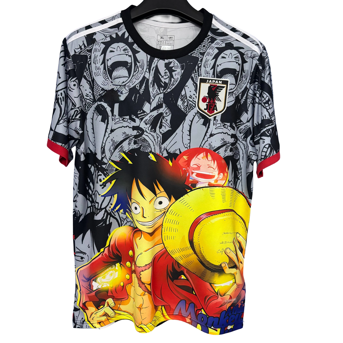 Japan Luffy Gear 5 One Piece Football Jersey 2025 Manga Edition – front view