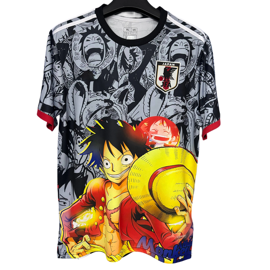 Japan Luffy Gear 5 One Piece Football Jersey 2025 Manga Edition – front view