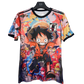 Front view of Japan Luffy Graffiti Edition Jersey with colorful anime design