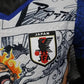 japan soccer jersey anime luffy flames
