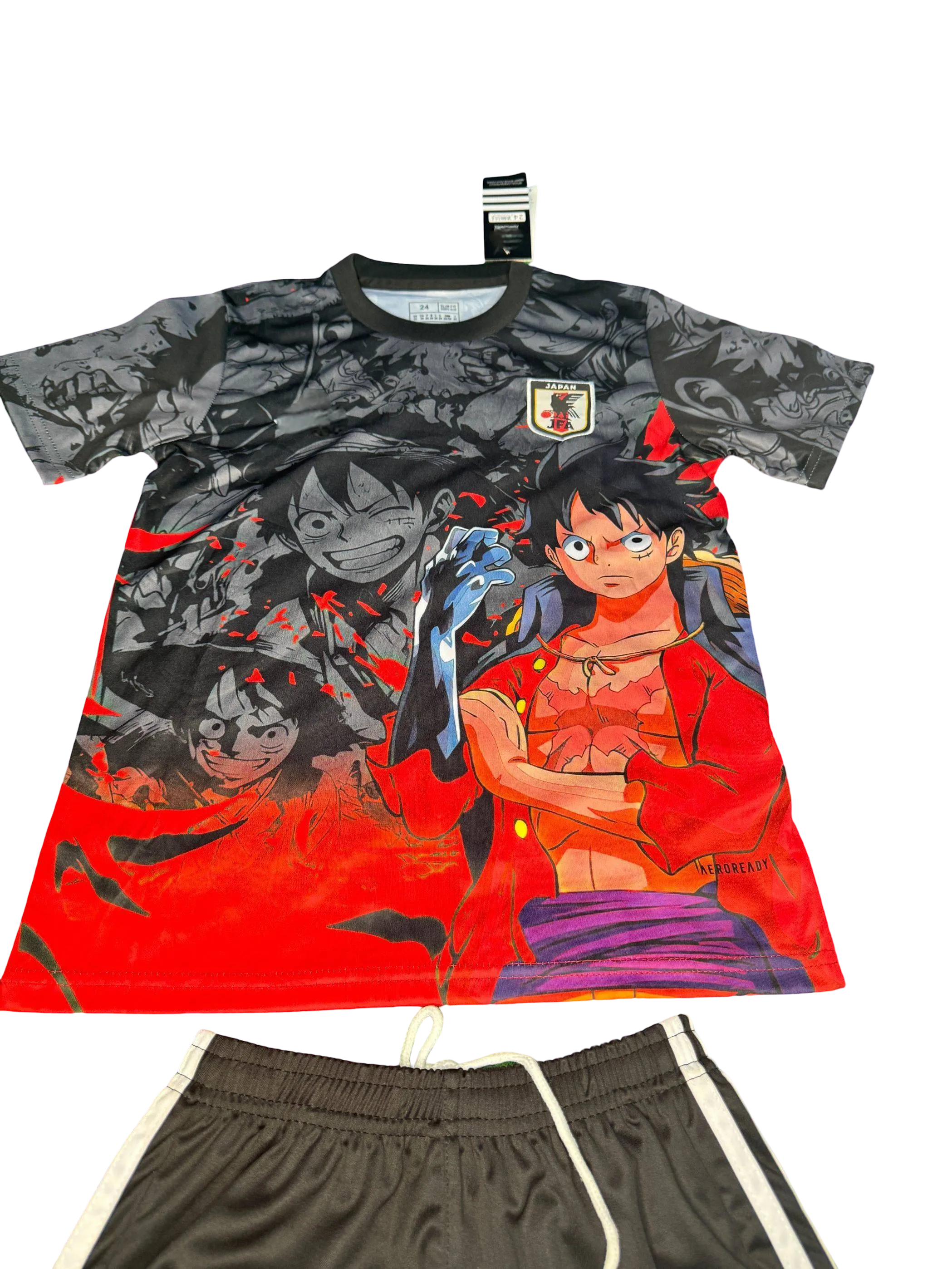 One Piece Luffy anime soccer jersey for kids – Japan edition