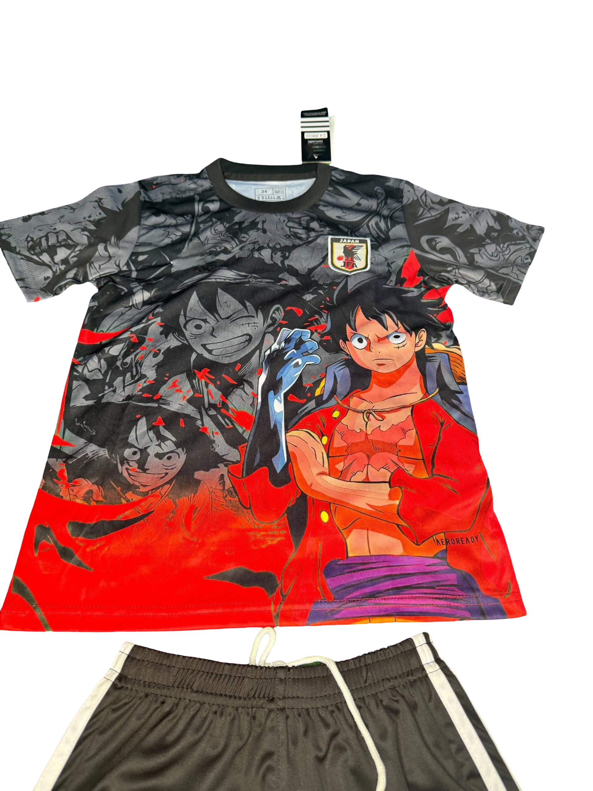 One Piece Luffy anime soccer jersey for kids – Japan edition