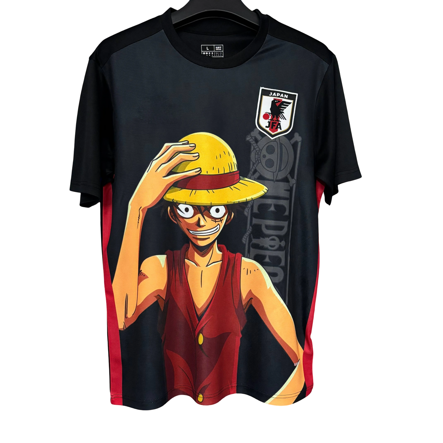 Japan One Piece Luffy Football Jersey 2025 Pirate King Edition – front view