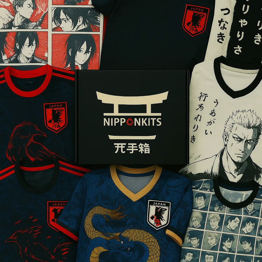 Japan Mystery Box including anime and national team jerseys from NipponKits
