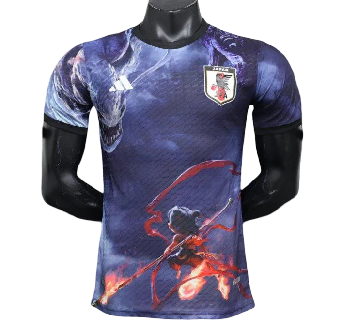 Nazha Japan Blue Anime Jersey front view – NipponKits