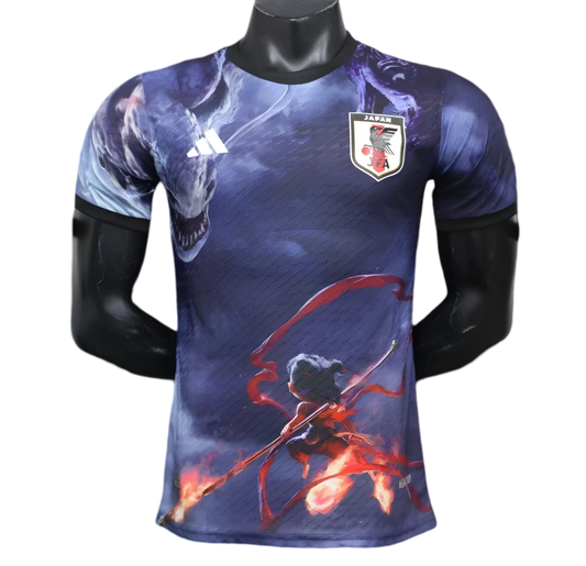 Nazha Japan Blue Anime Jersey front view – NipponKits