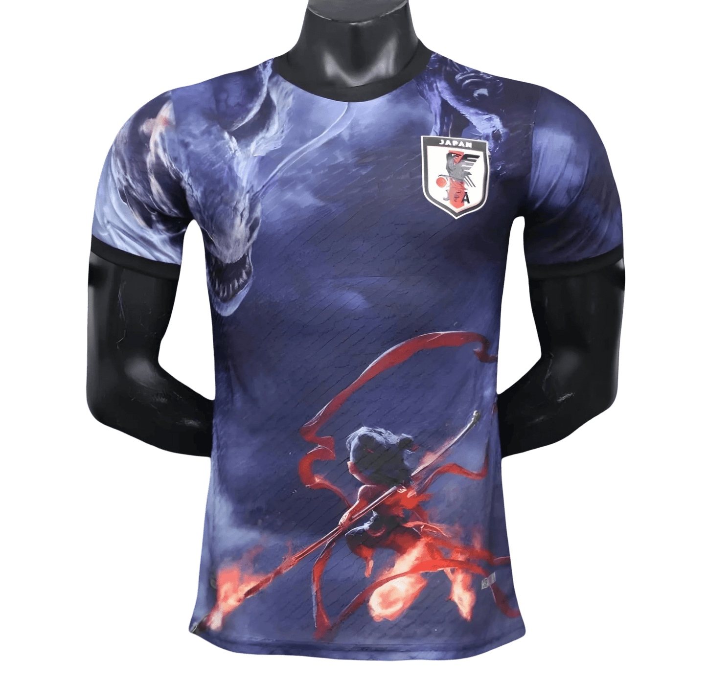 Nazha Japan Blue Anime Jersey front view – NipponKits