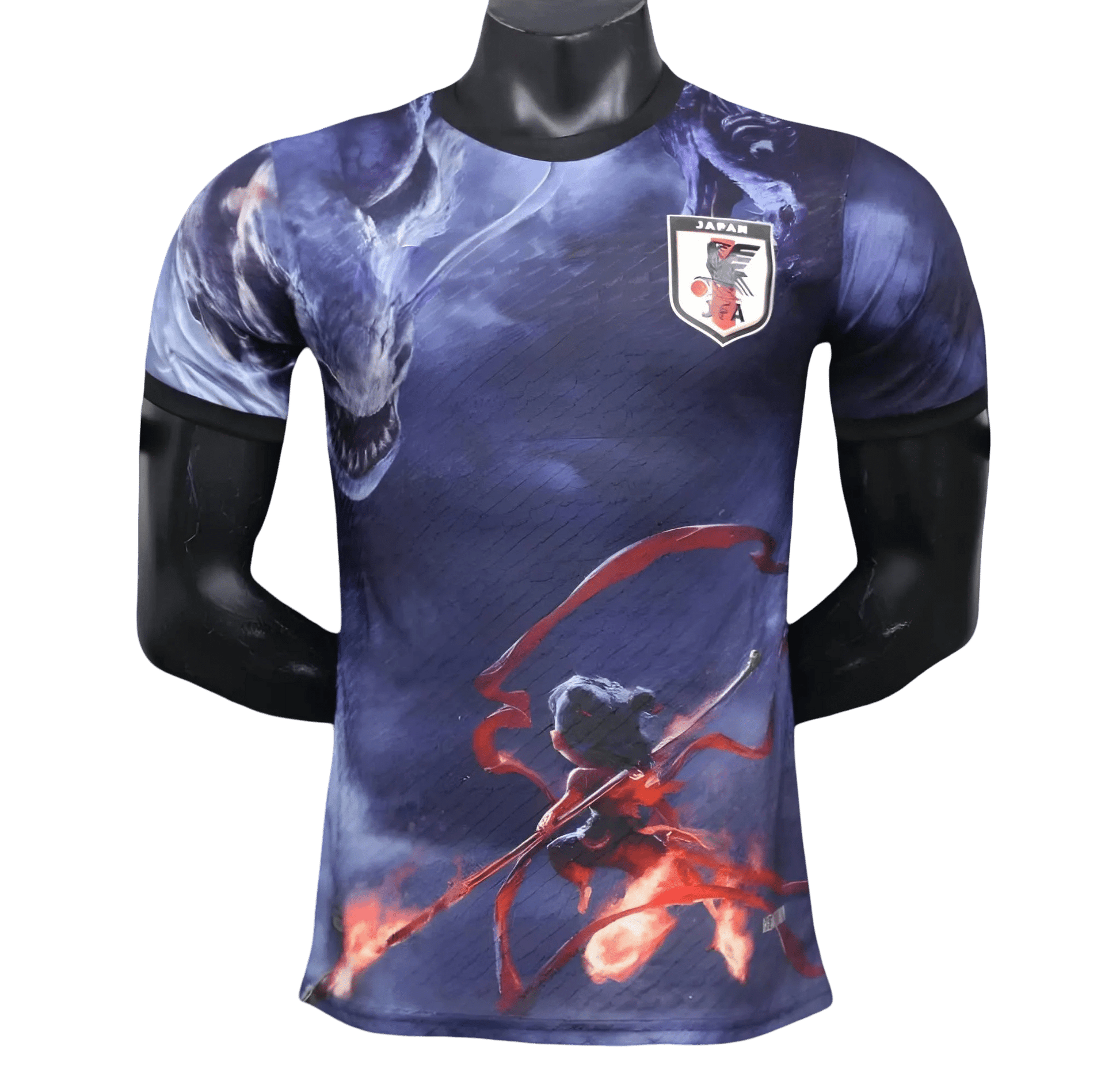 Nazha Japan Blue Anime Jersey front view – NipponKits