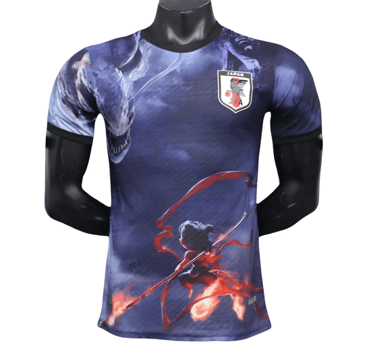 Nazha Japan Blue Anime Jersey front view – NipponKits