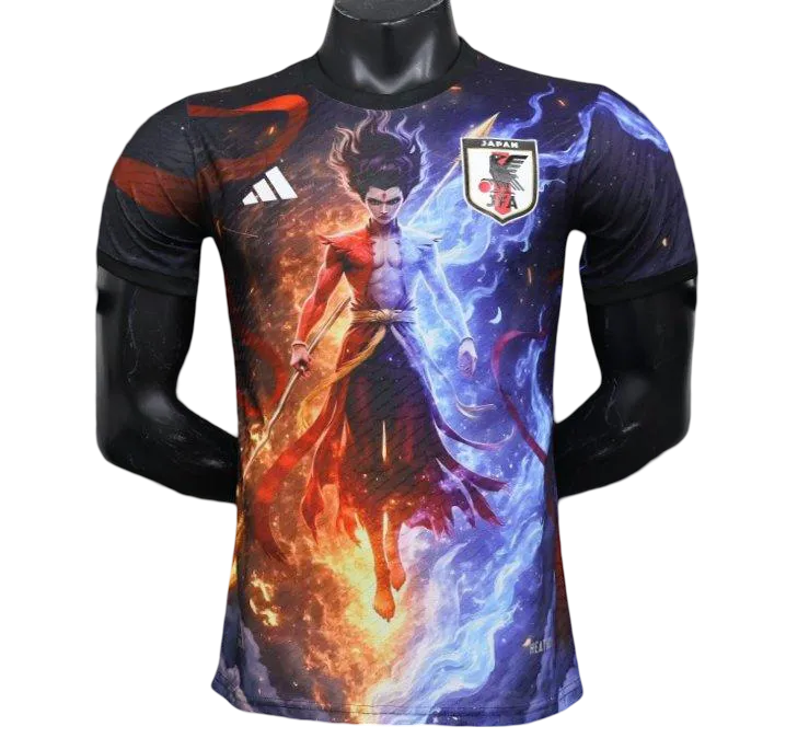 Japan Nazha Fire & Ice Anime Jersey front view – NipponKits