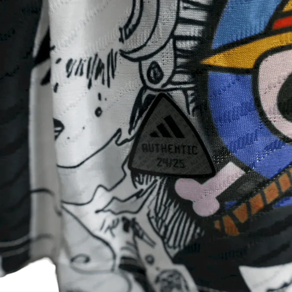 One Piece comprehensive design jersey featuring Ace flames against detailed manga artwork