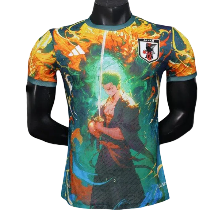 Japan Zoro Anime Soccer Jersey front view – NipponKits