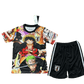 Youth anime football jersey featuring One Piece characters