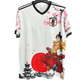 Japan one piece luffy sakura football jersey cherry blossom warrior front
