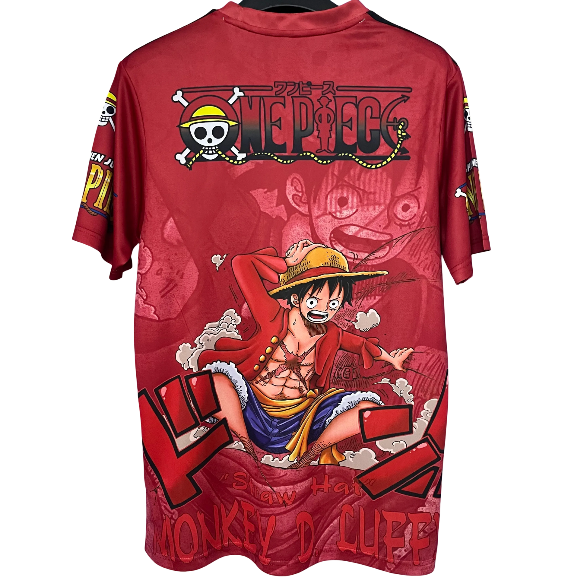 Monkey D. Luffy design on Japan anime football jersey