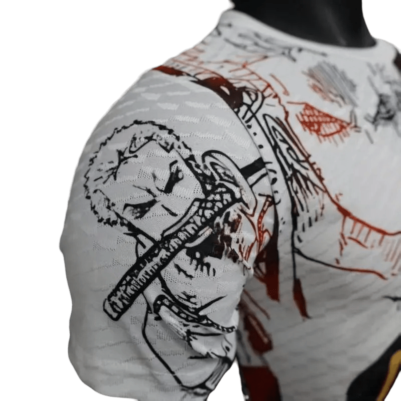 Japan One Piece Roronoa Zoro White Jersey