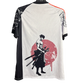 Japan one piece anime soccer jersey zoro swordmaster kanji design back
