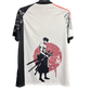 Japan one piece anime soccer jersey zoro swordmaster kanji design back
