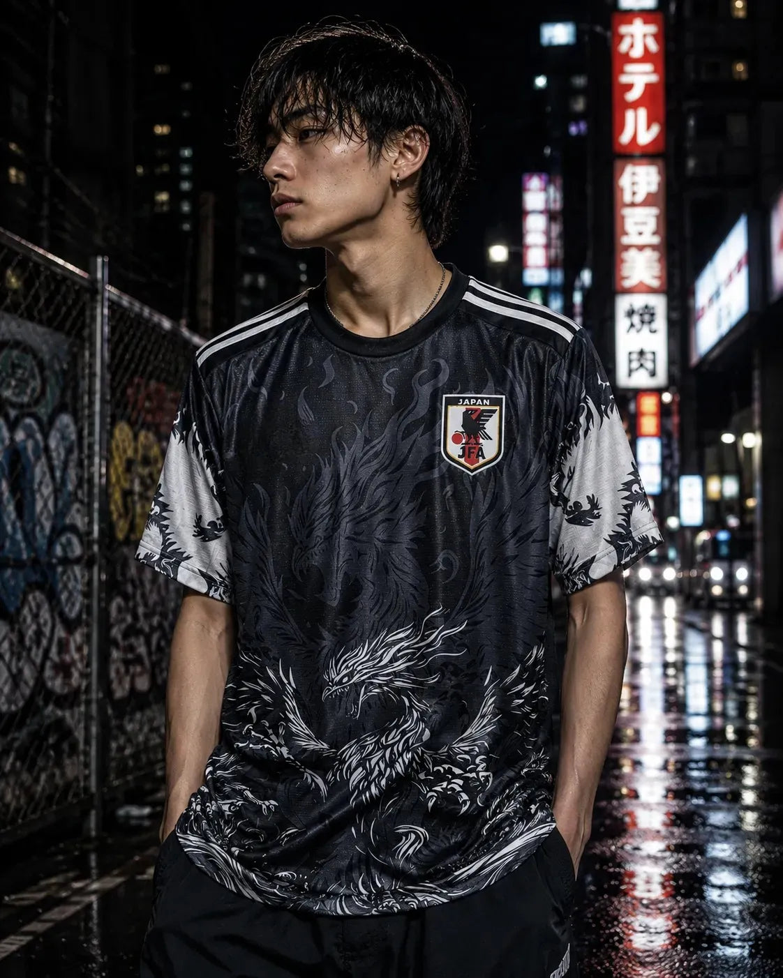 Japan Phoenix Black Spirit Jersey