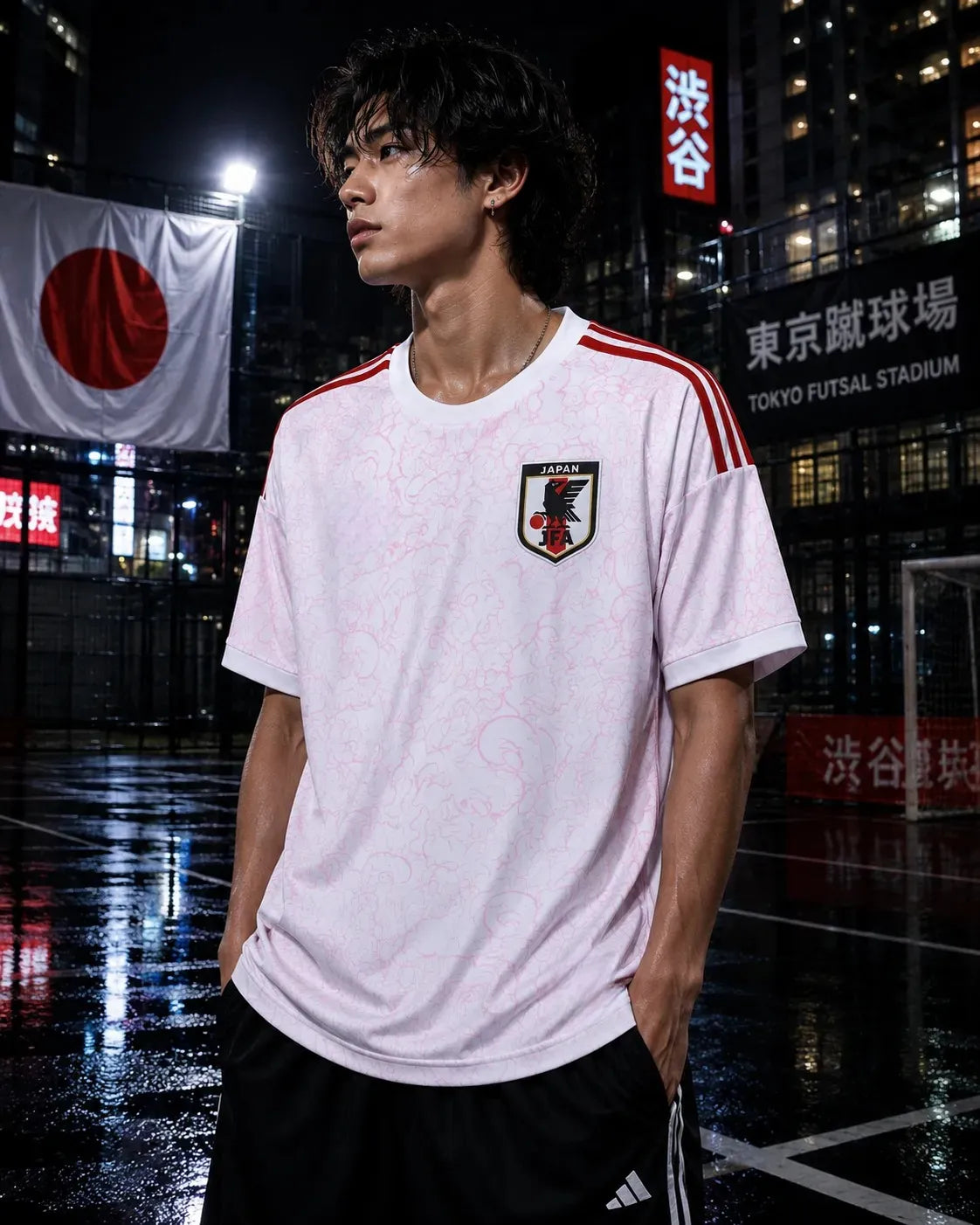 Japan Pink Abstrait Jersey