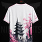 Japan Pink Dragon White Jersey