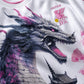 Japan Pink Dragon White Jersey