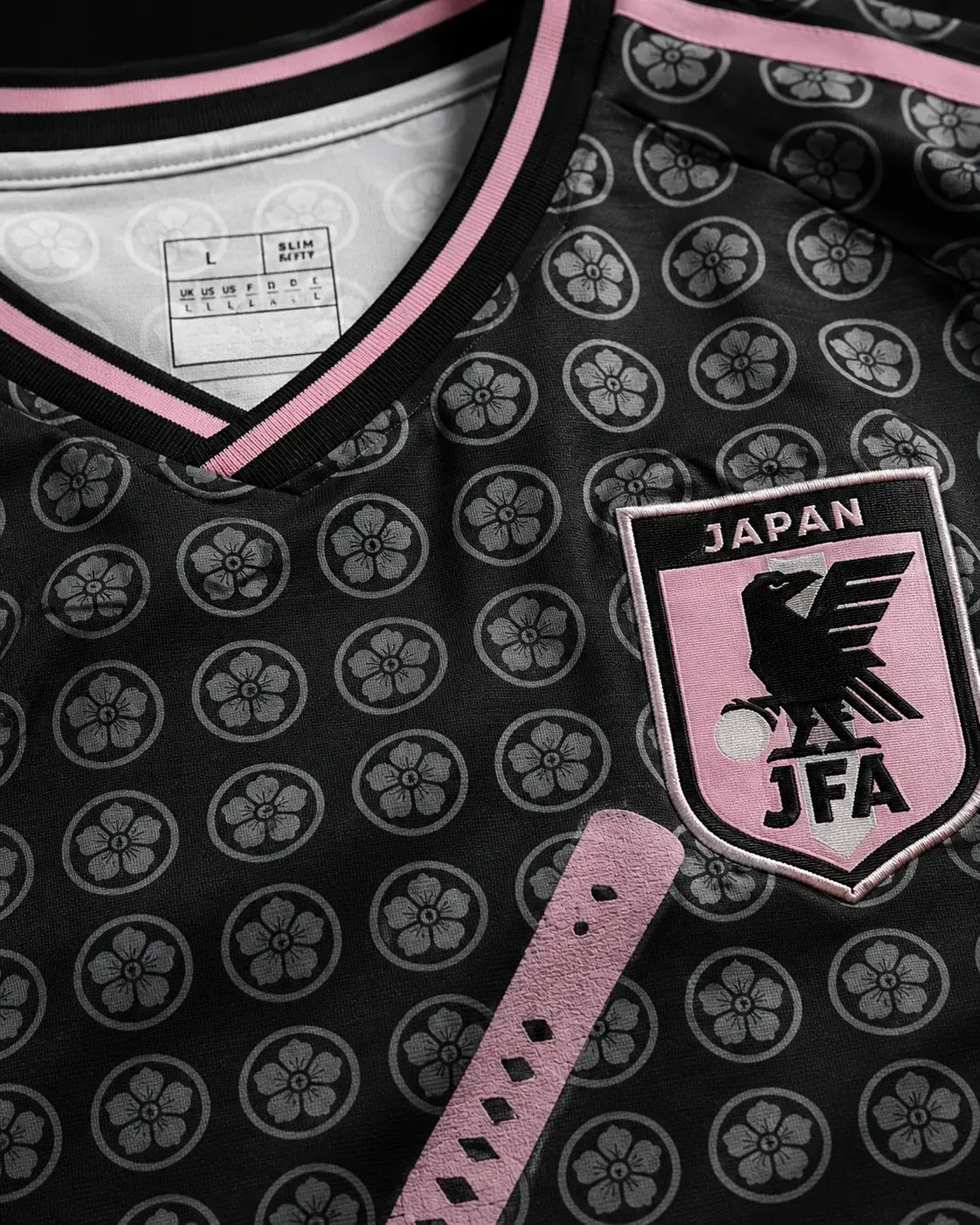 Japan Pink Katana Soccer Jersey