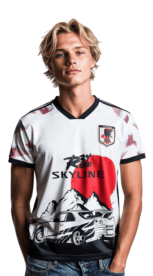 Japan R34 Skyline Nissan GTR Jersey 2025