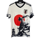 Front view of Japan Red Sun Samurai Jersey with samurai ink design
