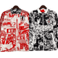 Japan reversible zip jacket tokyo red tsubasa black artwork
