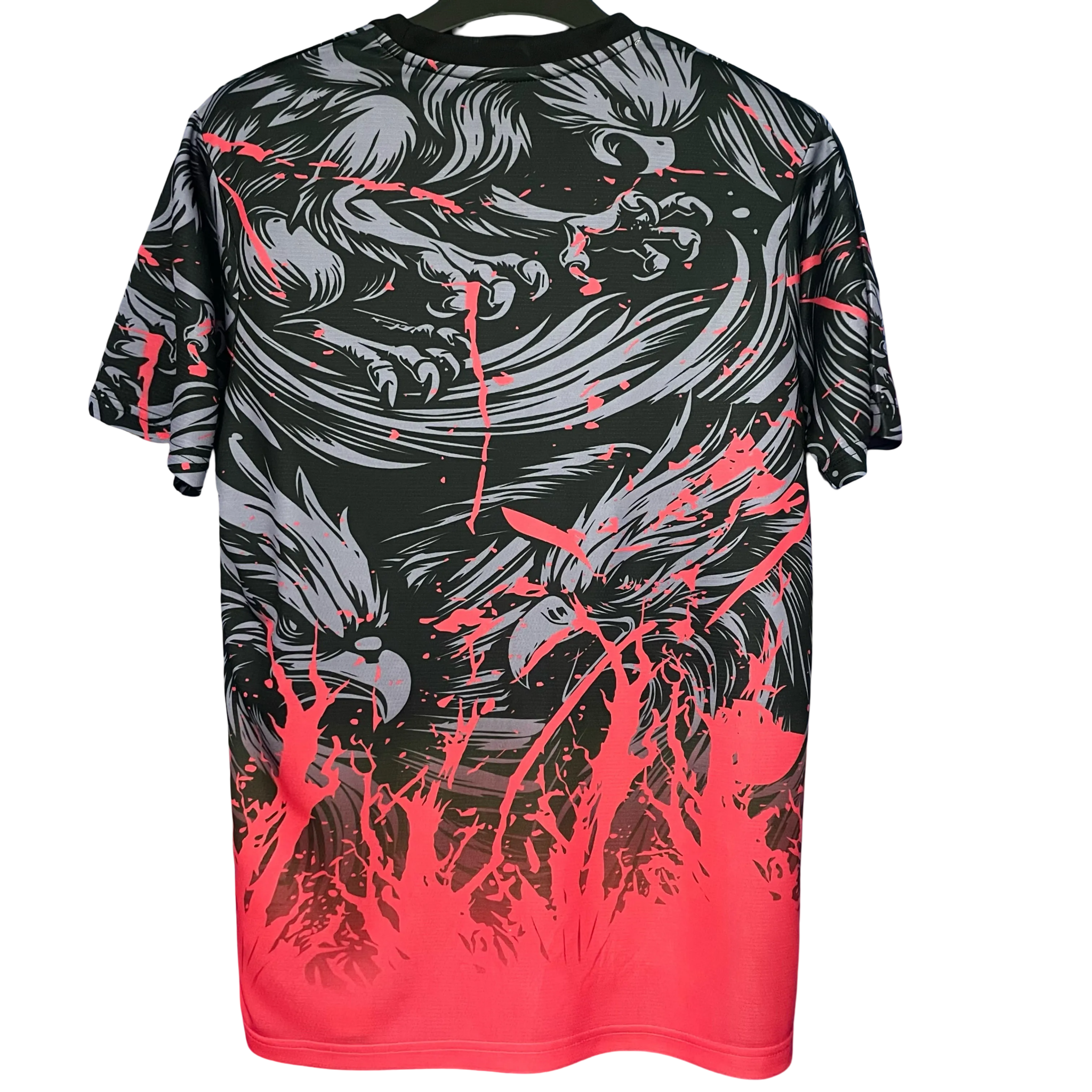 Close-up of JFA crest and Phoenix wings design – Nipponkits