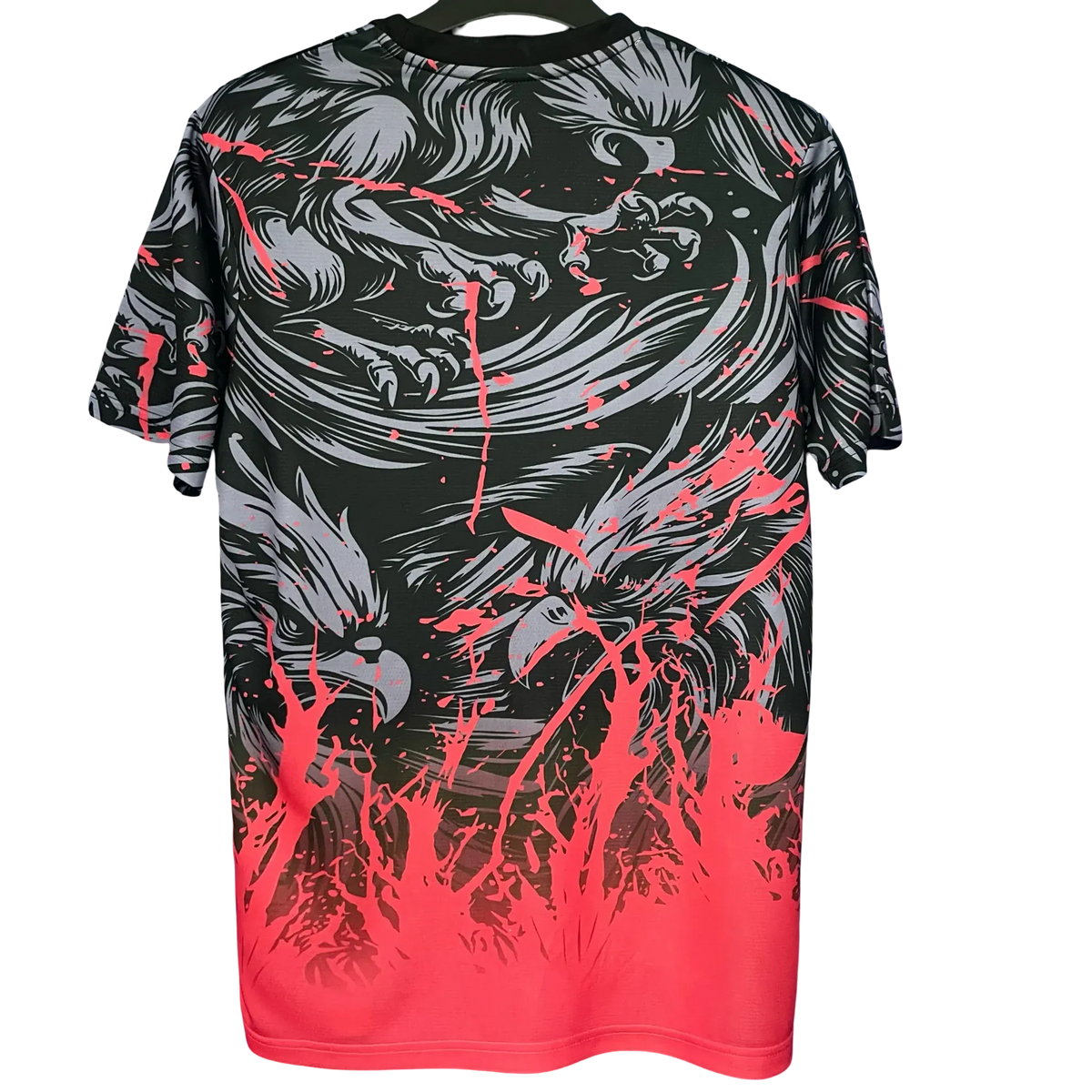 Close-up of JFA crest and Phoenix wings design – Nipponkits