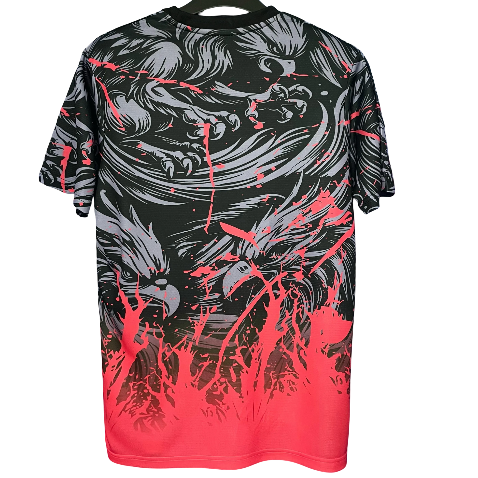 Close-up of JFA crest and Phoenix wings design – Nipponkits