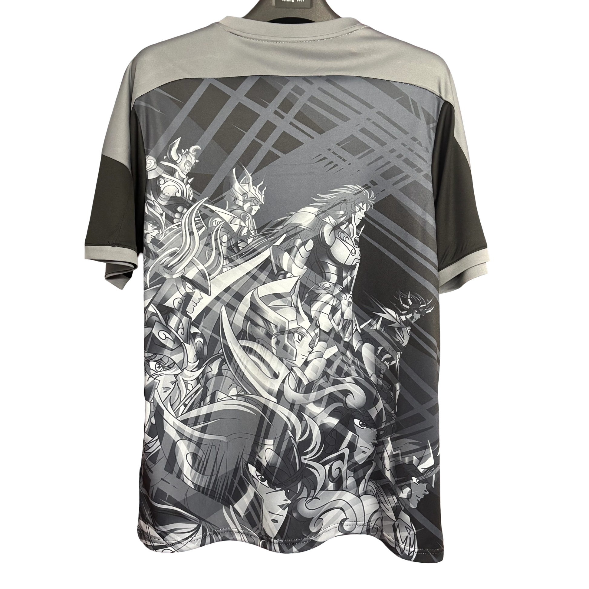 Japan anime soccer jersey zodiac warriors armor composition back view