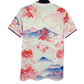 Japan football shirt inspired by Mount Fuji and sakura design