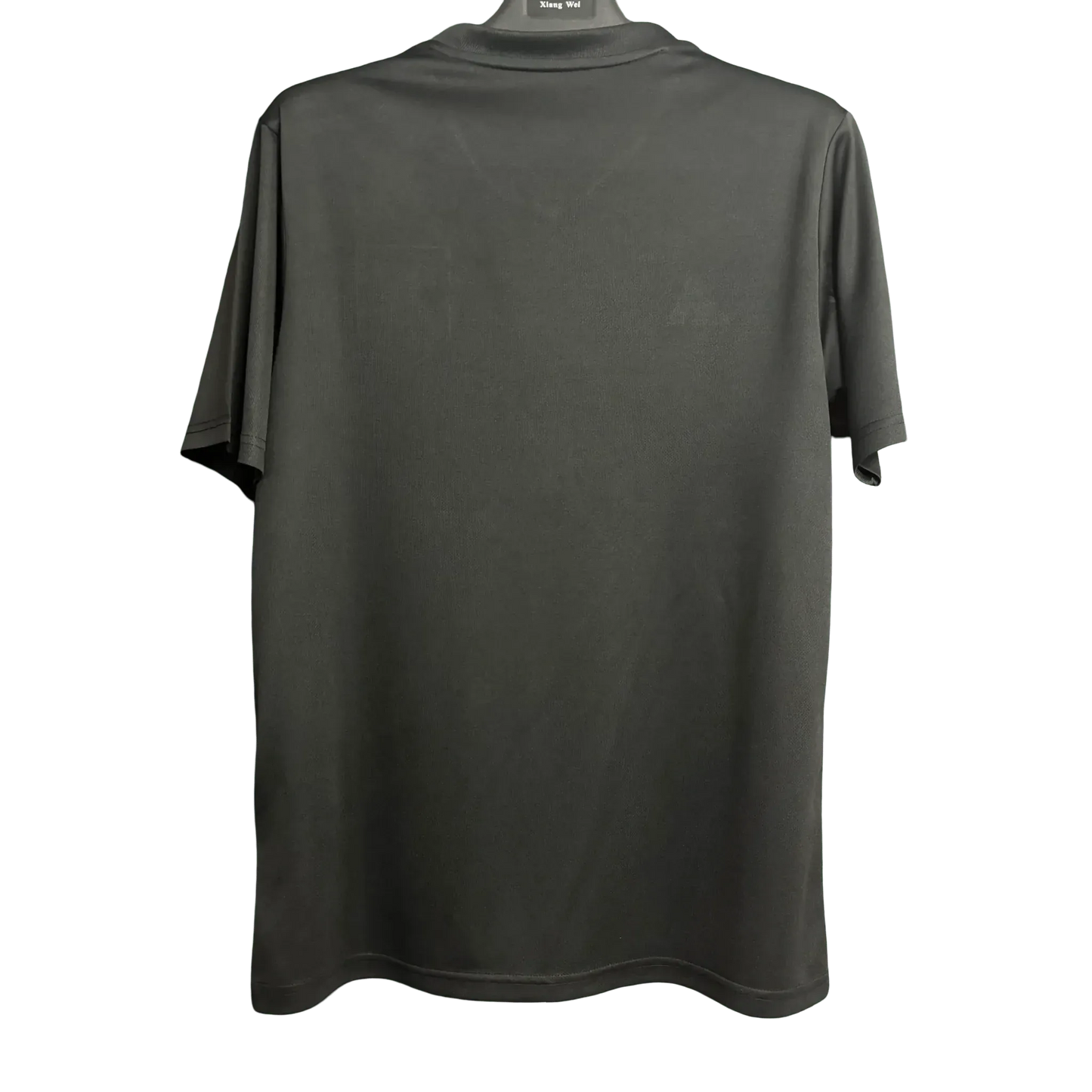 Japan black soccer jersey samurai armor red cherry blossom warrior Back