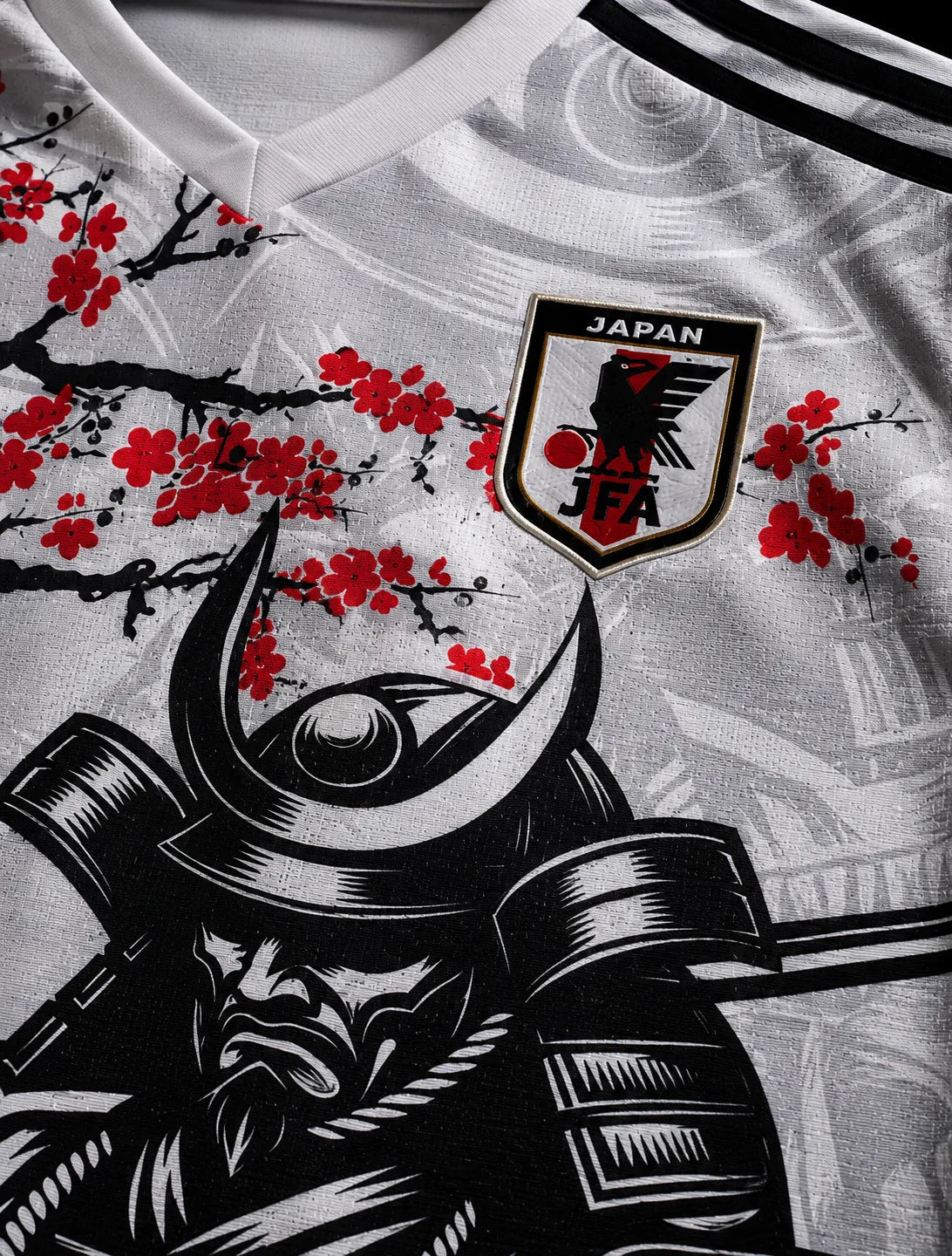 Japan Samurai Cherry Blossom Soccer Jersey