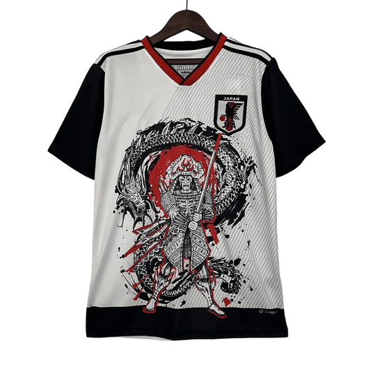 japan samurai dragon white football jersey limited edition by nipponkits