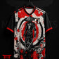 Japan Samurai Katana Red Black Soccer Jersey