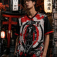 Japan Samurai Katana Red Black Soccer Jersey