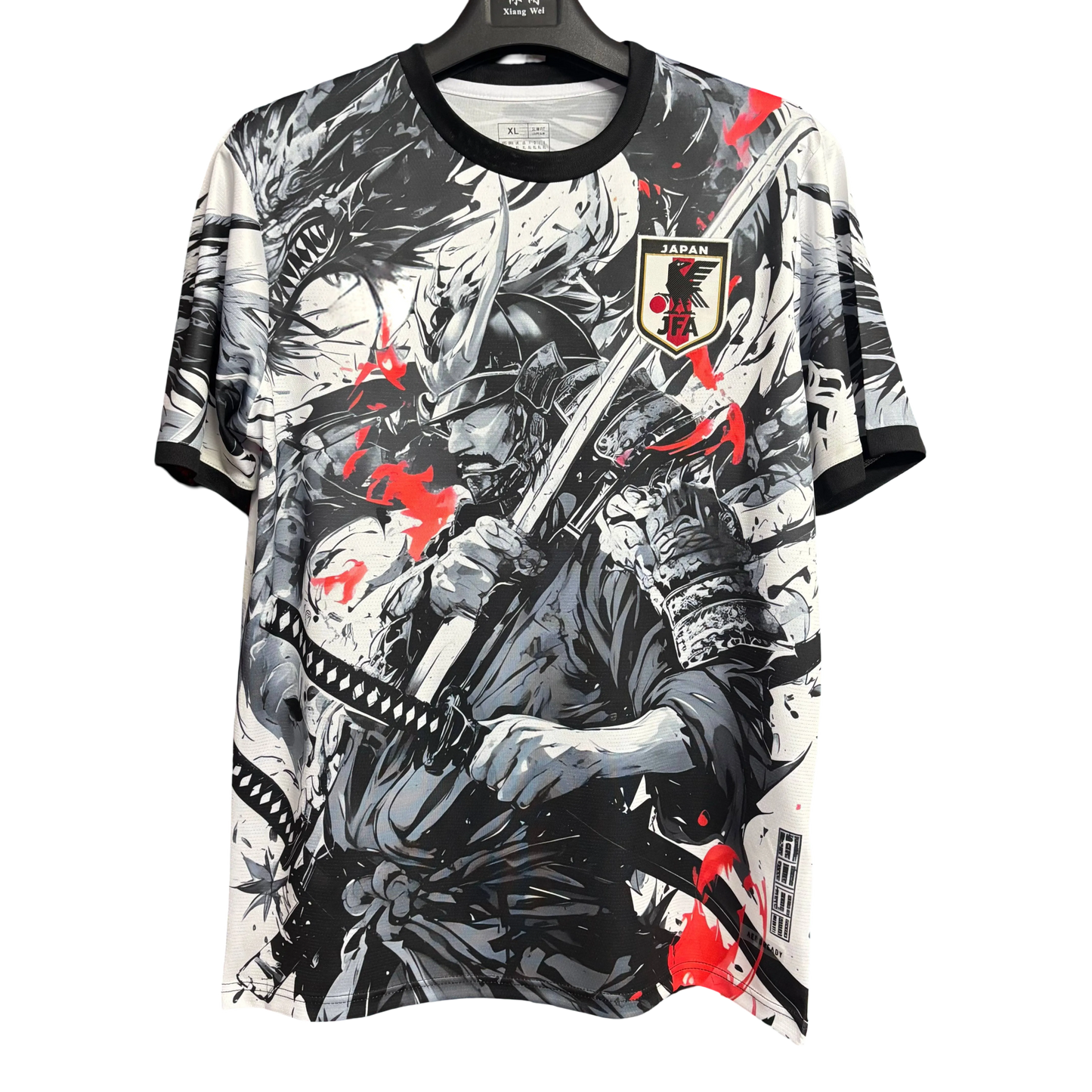 japan samurai spirit football jersey front view 2025
