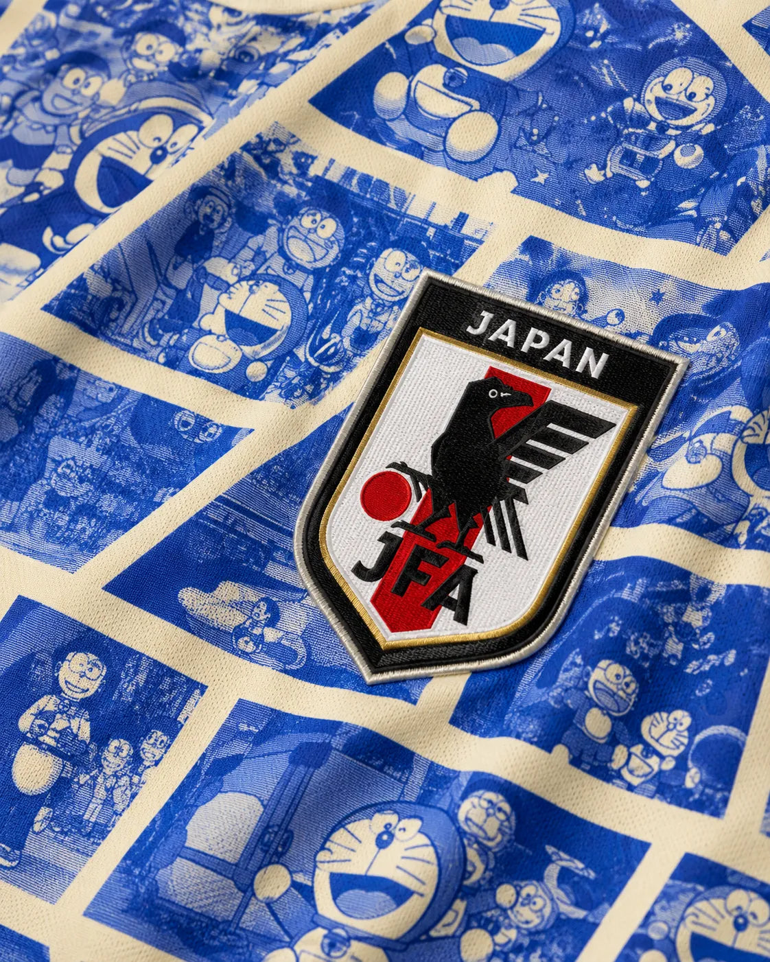 Japan Soccer Jersey Blue Manga