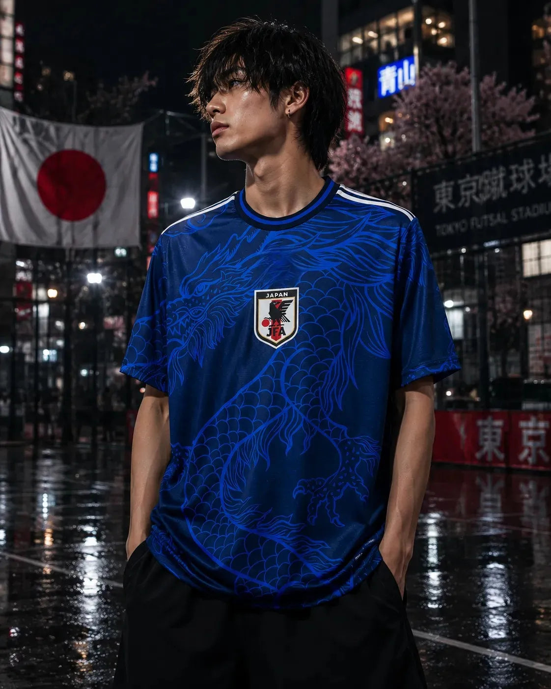 Japan Special Blue Dragon Jersey