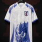 Japan Special Blue Dragon White Football Jersey