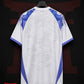 Japan Special Blue Dragon White Football Jersey