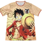 Front view of Japan Straw Hat Legend Jersey with anime-inspired design