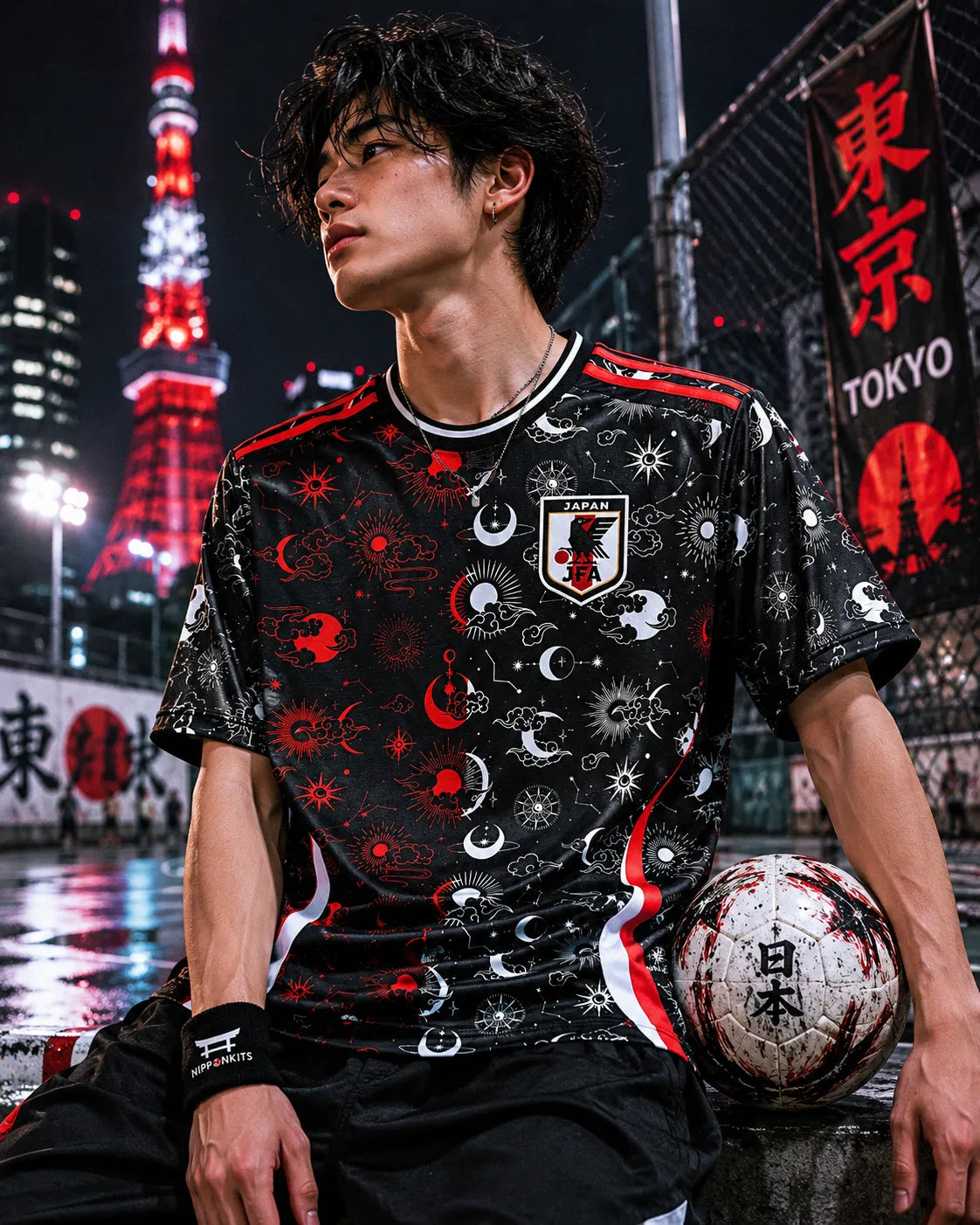 Japan Sun Moon Football Jersey