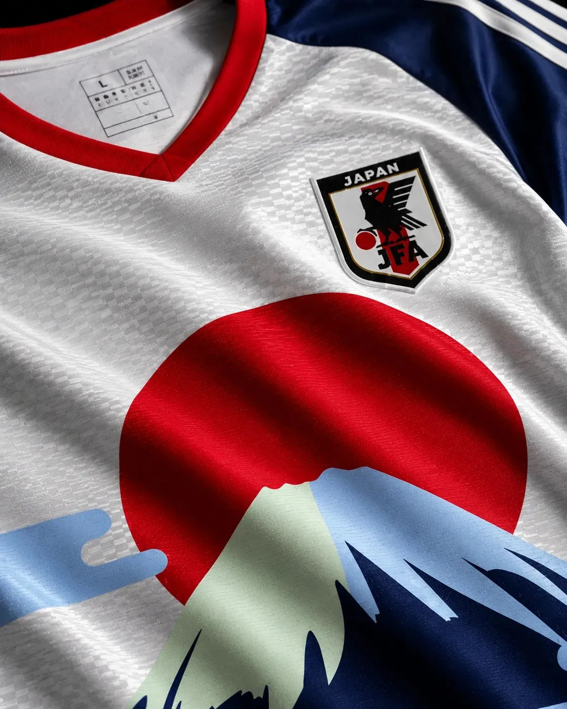 Japan Sunset Pagoda Football Jersey