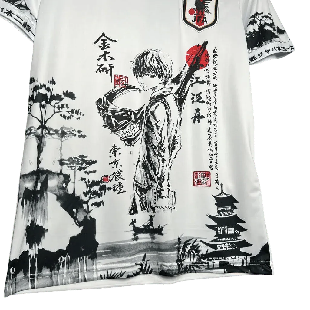 Tokyo Ghoul concept football shirt white – NipponKits