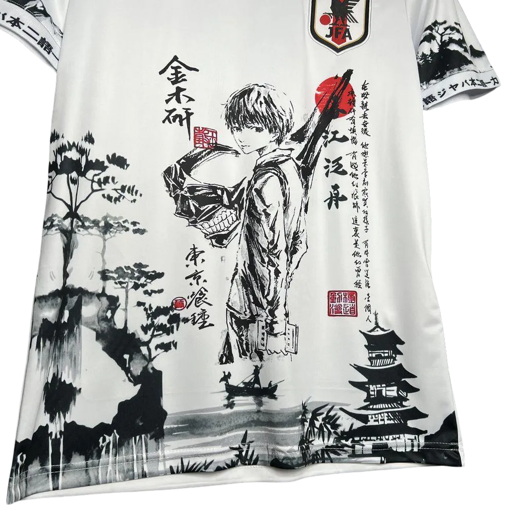 Tokyo Ghoul concept football shirt white – NipponKits